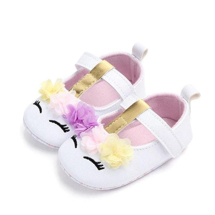 Einhorn Baby Schuhe Rosa Weiß Violett