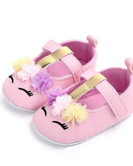 Einhorn Baby Schuhe Rosa Weiß Violett