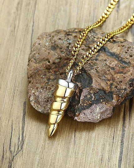 Einhorn Kette Horn Gold