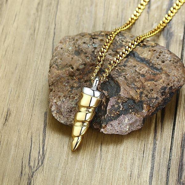 Einhorn Kette Horn Gold
