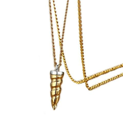 Einhorn Kette Horn Gold