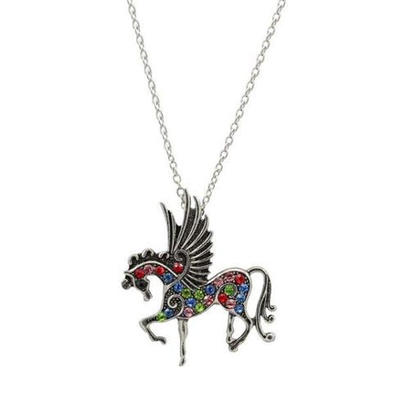 Einhorn Kette Geflügelter Pegasus