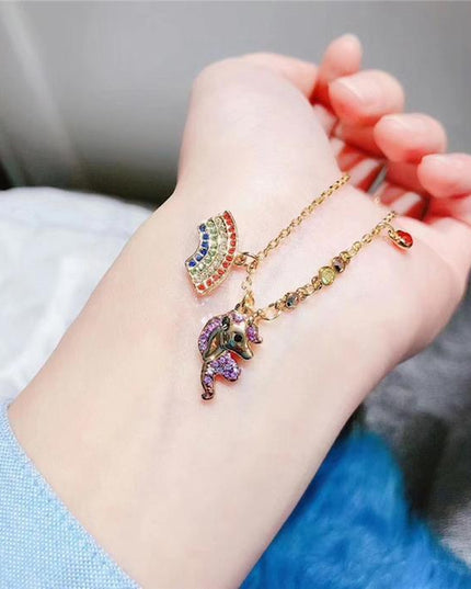 Einhorn Kette Gold Farbe