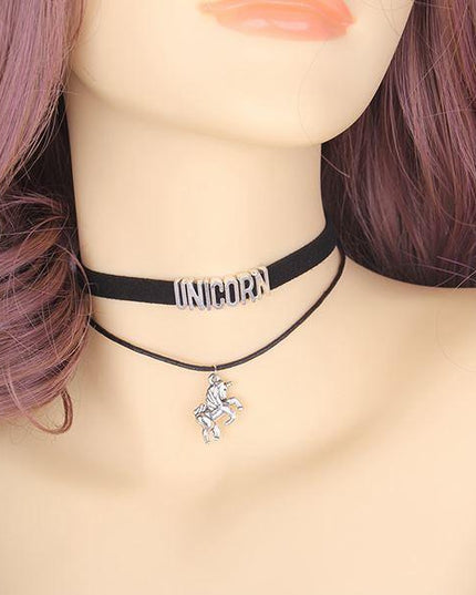Einhorn Kette Fantasy Elegante