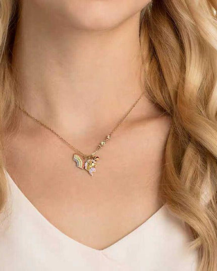 Einhorn Kette Gold Farbe