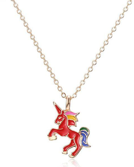Einhorn Kette Basteln