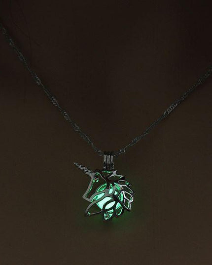 Einhorn Kette Glow
