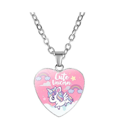 Einhorn Kette Schwebend