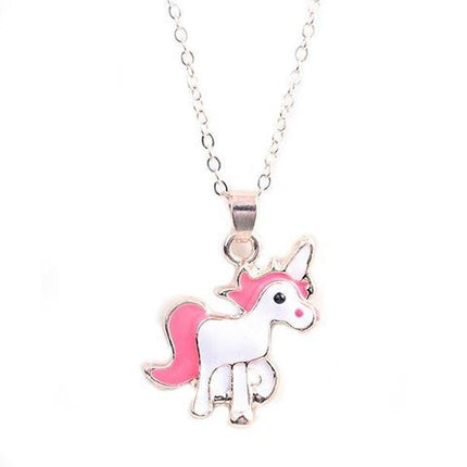Einhorn Kette Rosa Anhänger