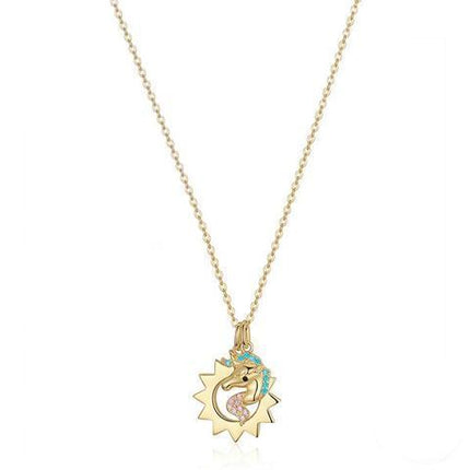 Einhorn Kette Silber