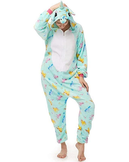 Einhorn Muster Pyjama-Overall