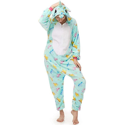 Einhorn Muster Pyjama-Overall