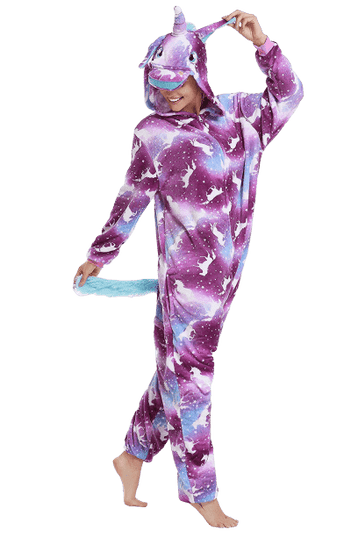 Galaxy Erwachsene Einhorn Pyjamas