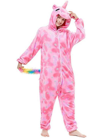 Einhorn-Pyjama-Overall Erwachsene