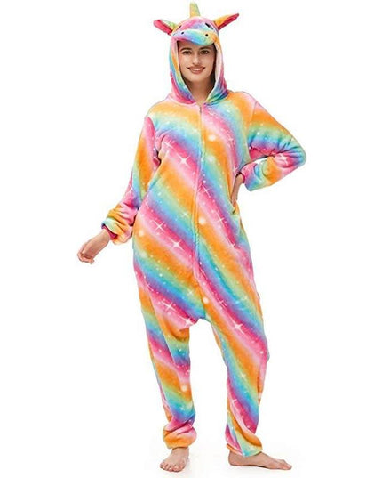 Einhorn Regenbogen Pyjama-Overall