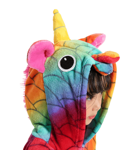 Einhorn Schuppen Pyjama-Overall