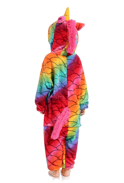 Einhorn Schuppen Pyjama-Overall