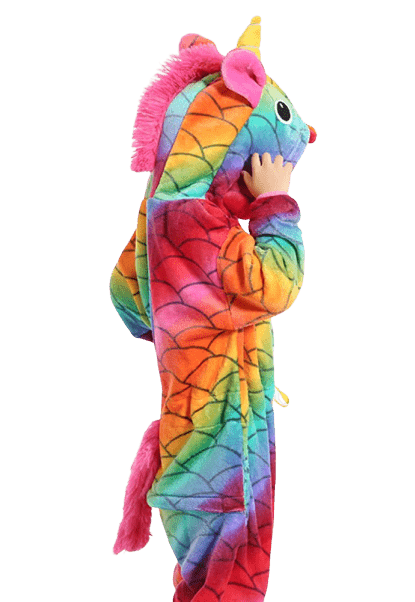Einhorn Schuppen Pyjama-Overall