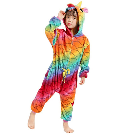 Einhorn Schuppen Pyjama-Overall