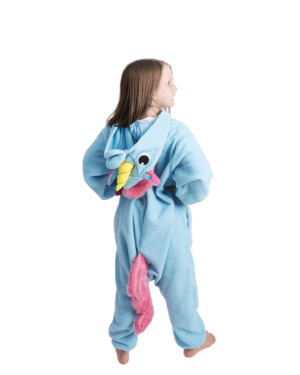 Einhorn Pyjama Kind Blau