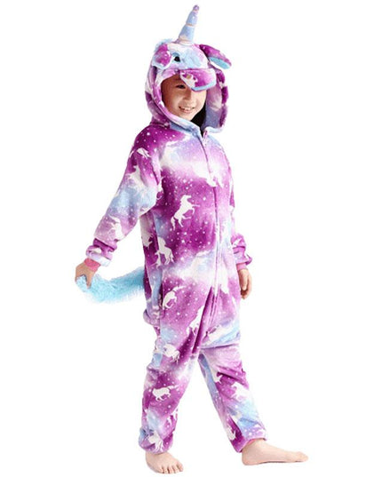 Einhorn-Galaxie-Pyjama-Overall