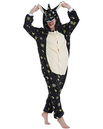 Pyjama-Anzug Einhorn Mond