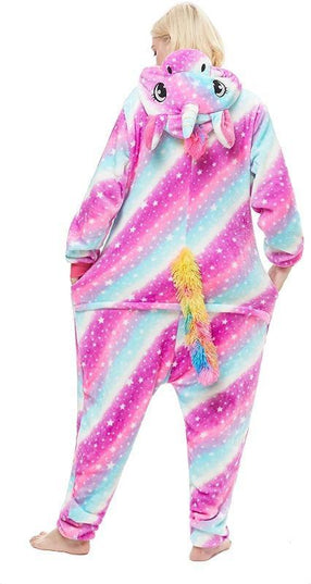 Pyjama-Anzug Einhorn Multicolor