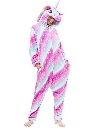 Pyjama-Anzug Einhorn Multicolor