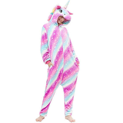 Pyjama-Anzug Einhorn Multicolor