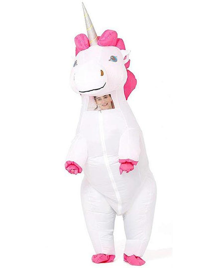 Aufblasbares Einhorn Verkleidungskostüm