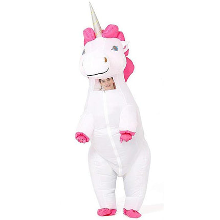 Aufblasbares Einhorn Verkleidungskostüm