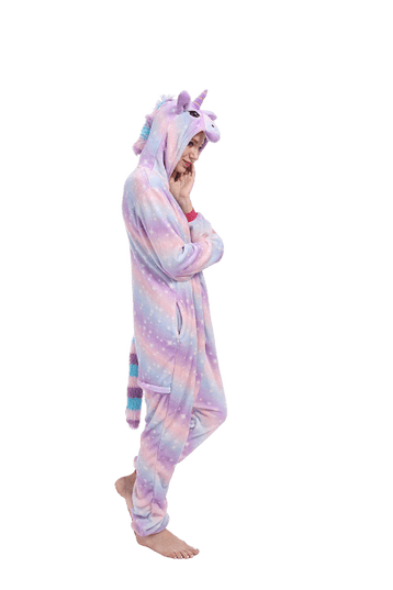 Erwachsene lila Einhorn Kostüm