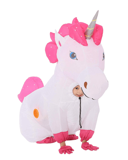 Aufblasbares Einhorn Kostüm Kind