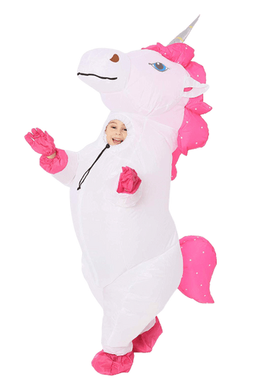 Aufblasbares Einhorn Kostüm Kind