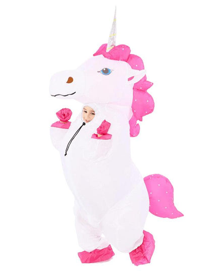 Aufblasbares Einhorn Kostüm Kind