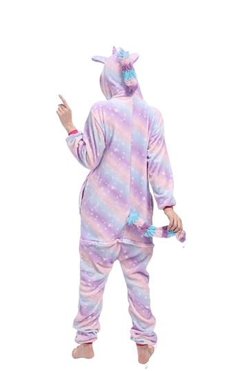Erwachsene lila Einhorn Kostüm