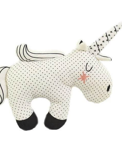 Einhorn Kissen Schwarz