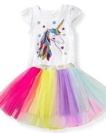 Einhorn Verkleidung Regenbogen Kleid