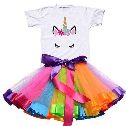 Buntes Einhorn Verkleidungsset
