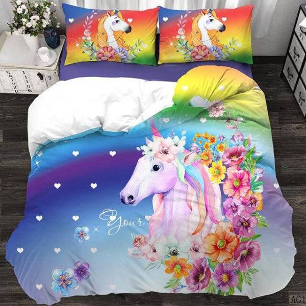 Einhorn Bettwäsche Leuchtet