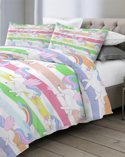 Einhorn-Bettwäsche Girly