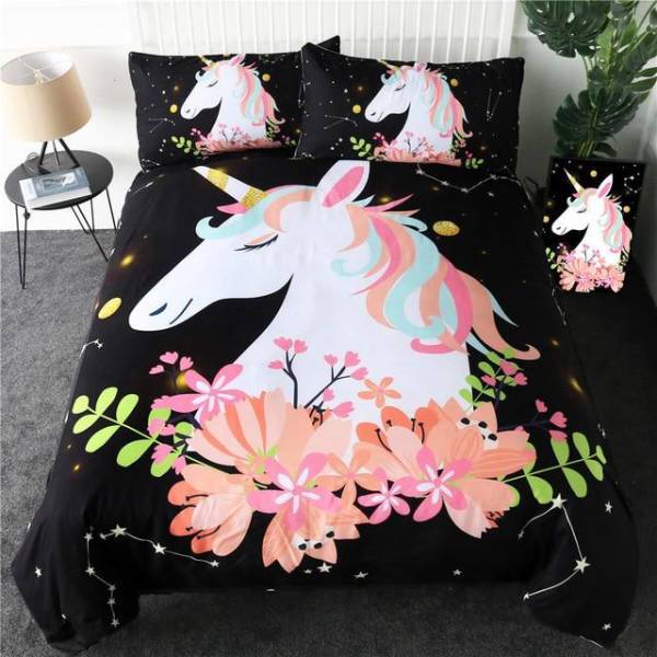 Einhorn Bettwäsche Prinzessin