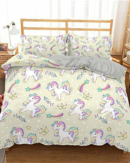 Einhorn Bettwäsche Kleines Mädchen