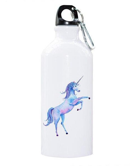 Aluminium Einhorn Flasche Blau