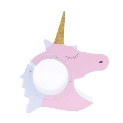 Einhorn Spardose Holz