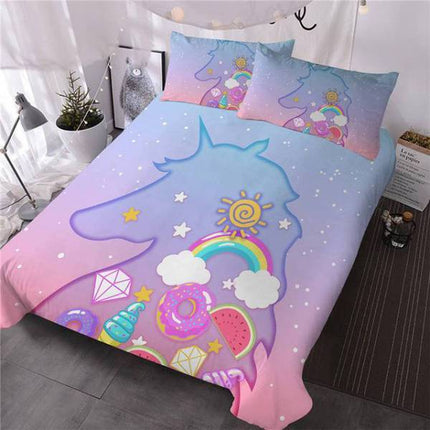 Bettbezug Einhorn Kind