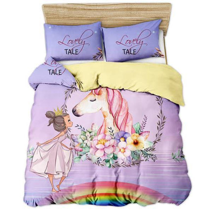 Bettbezug Einhorn Kawaii