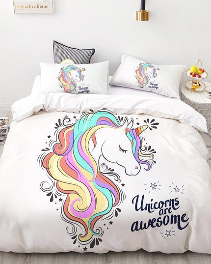 Bettbezug Prinzessin Einhorn Mädchen