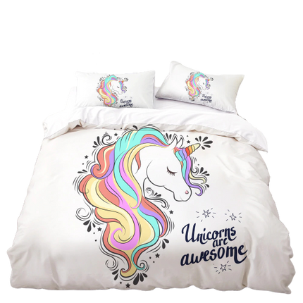 Bettbezug Prinzessin Einhorn Mädchen