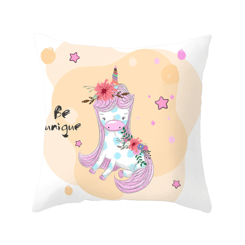 einhorn glitzer kissen